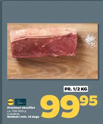 Netto Premieur oksefilet tilbud