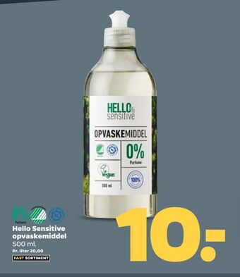 Hello sensitive opvaskemiddel