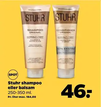 Netto Stuhr shampoo eller balsam tilbud