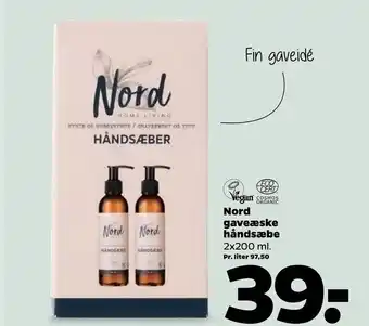 Netto Nord gaveæske håndsæbe tilbud
