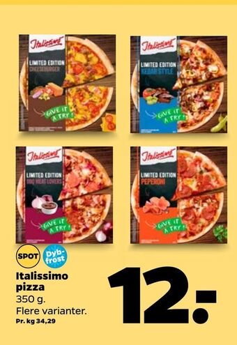 Netto Italissimo pizza tilbud