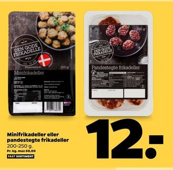 Netto Minifrikadeller eller pandestegte frikadeller tilbud
