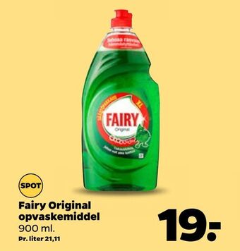 Netto Fairy original opvaskemiddel tilbud