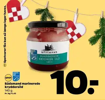 Netto Bådsmand marinerede kryddersild tilbud