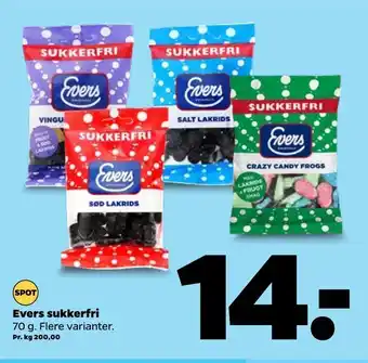 Netto Evers sukkerfri tilbud