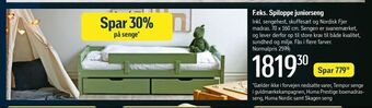 Føtex Spiloppe juniorseng tilbud
