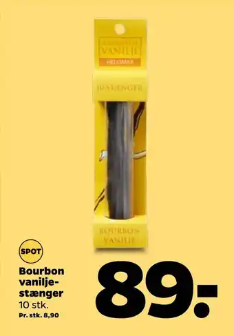 Netto Bourbon vanilje stænger tilbud