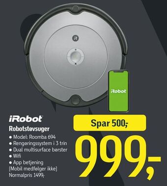 Føtex Robotstøvsuger tilbud