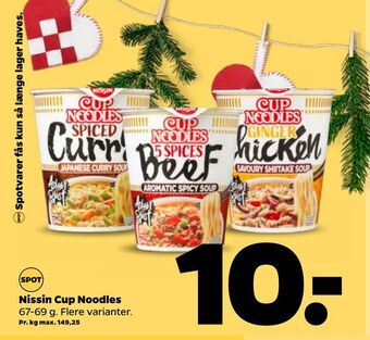 Netto Nissin cup noodles tilbud