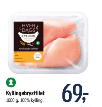 Føtex Kyllingebrystfilet tilbud