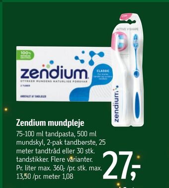 Føtex Zendium mundpleje tilbud