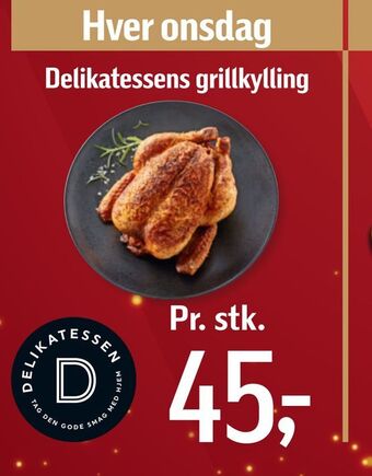 Føtex Delikatessens grillkylling tilbud