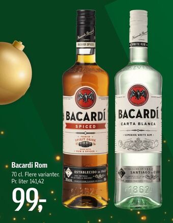 Føtex Bacardi rom tilbud