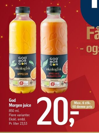 God morgen juice