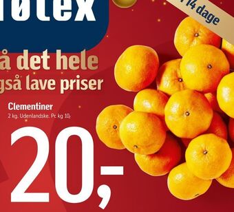 Føtex Clementiner tilbud