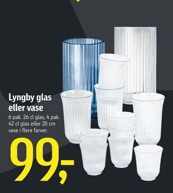 Føtex Lyngby glas eller vase tilbud