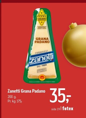 Føtex Zanetti grana padano tilbud