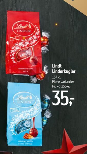 Føtex Lindt lindorkugler tilbud