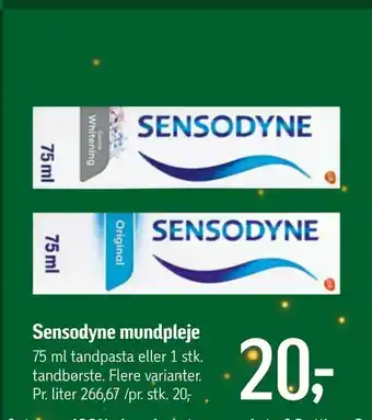 Føtex Sensodyne mundpleje tilbud