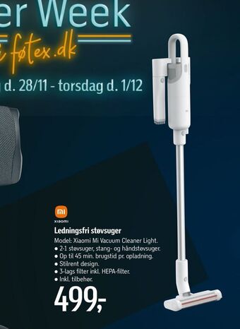 Føtex Ledningsfri støvsuger tilbud