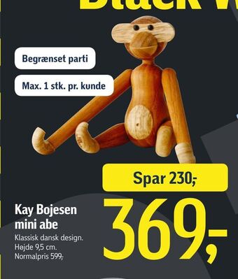 Føtex Kay bojesen mini abe tilbud