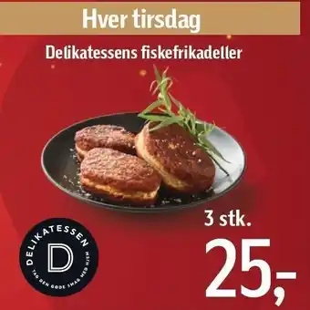 Føtex Delikatessens fiskefrikadeller - 3 stk. tilbud