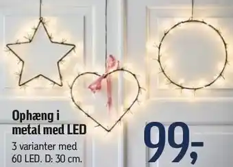 Føtex Ophæng i metal m. led tilbud