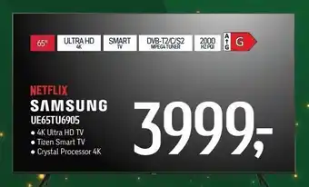 Føtex Samsung 65" ultra hd smart tv tilbud