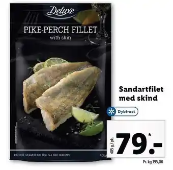 Lidl Sandartfilet m. skind tilbud