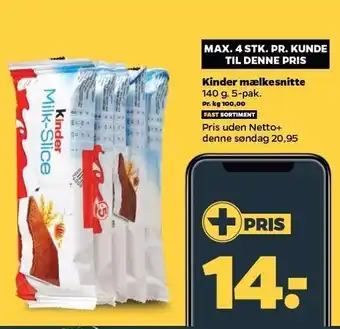 Netto Kunder mælkesnitte tilbud