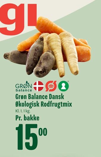 Min Købmand Grøn balance dansk økologisk rodfrugtmix tilbud