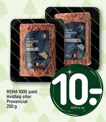 REMA 1000 Rema 1000 paté hvidløg eller provencial tilbud