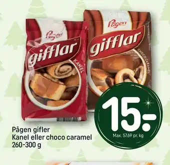 REMA 1000 Pågen gifler kanel eller choco caramel tilbud