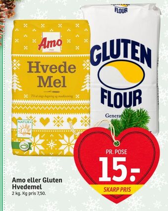 SPAR Amo eller gluten hvedemel tilbud