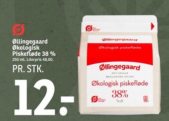SPAR Øllingegaard økologisk piskefløde 38 % tilbud