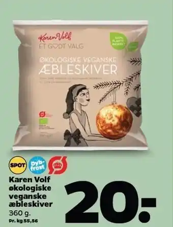 Netto Karen volf øko veganske æbleskiver tilbud