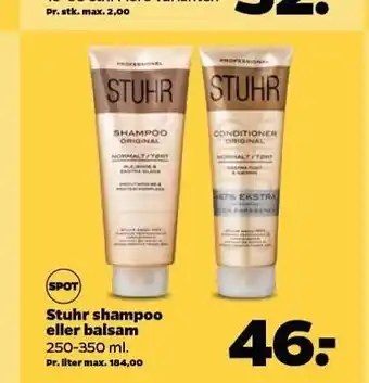 Netto Stuhr shampoo el. balsam tilbud