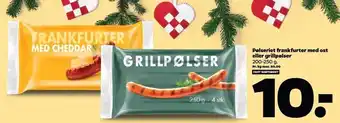 Netto Pølseriet frankfurter m. ost el. grillpølser tilbud