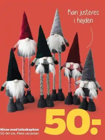 Netto Nisse m. teleskopben tilbud