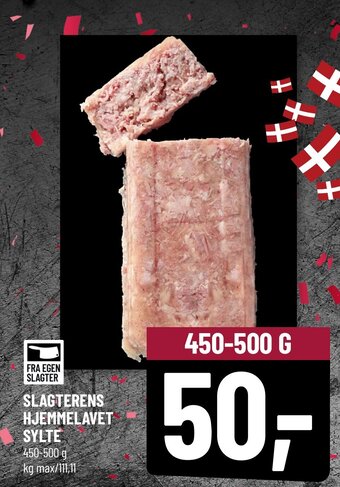 Slagterens Hjemmelavet Sylte