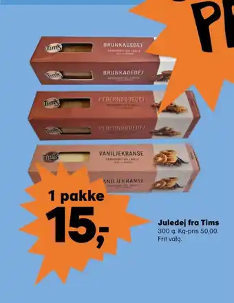 Tims cookies dej