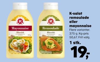 Kvickly K-salat remoulade tilbud