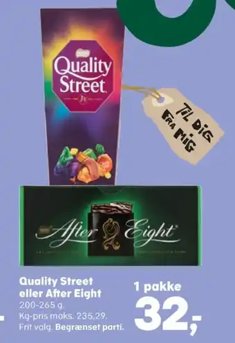 Kvickly After eight mintchokolade tilbud