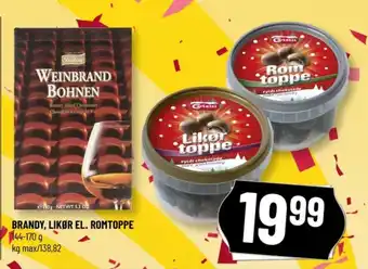 Weinbrand-bohnen dessertchokolade