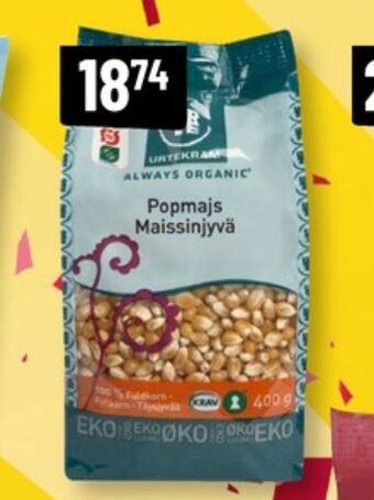 Løvbjerg Urtekram majskorn tilbud