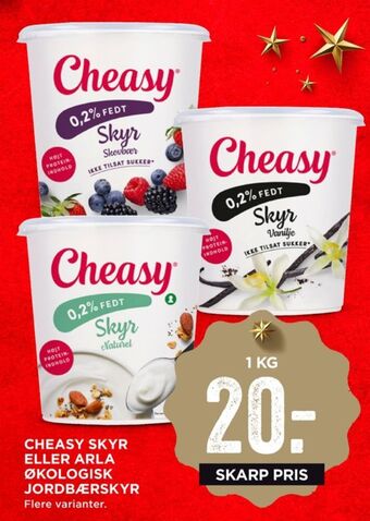 MENY Cheasy skyr skovbær tilbud
