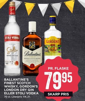 MENY Stolichnaya vodka tilbud