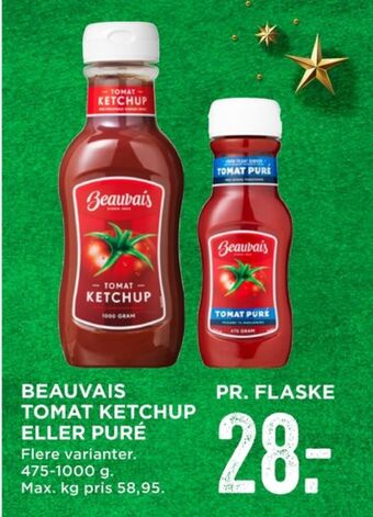 MENY Beauvais ketchup tilbud