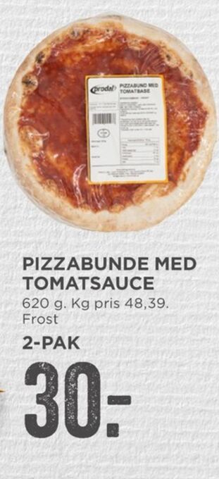 Prodal pizzabunde
