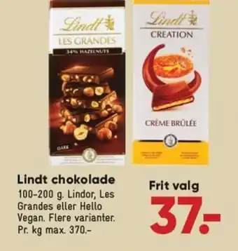 Lindt Chokolade